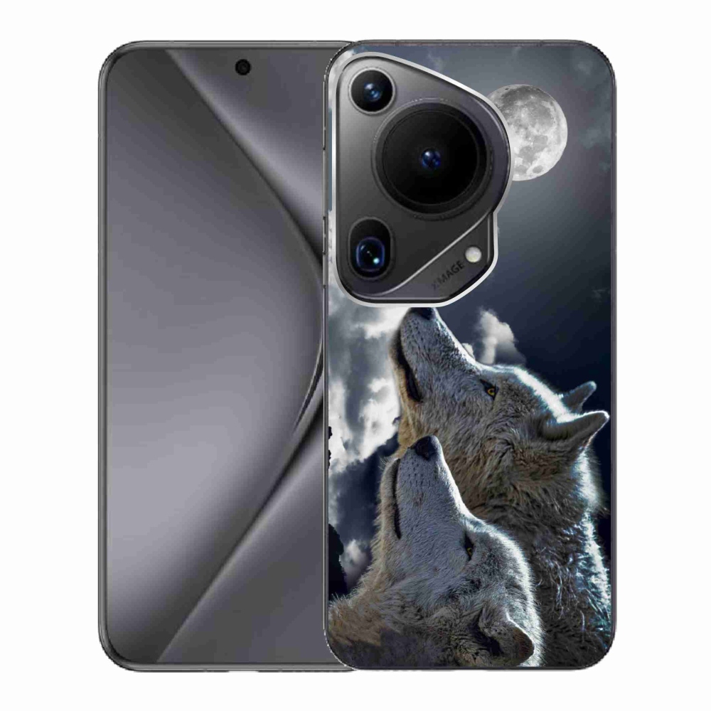 Gél borítás mmCase a Huawei Pura 70 Ultra készülékhez - farkasok