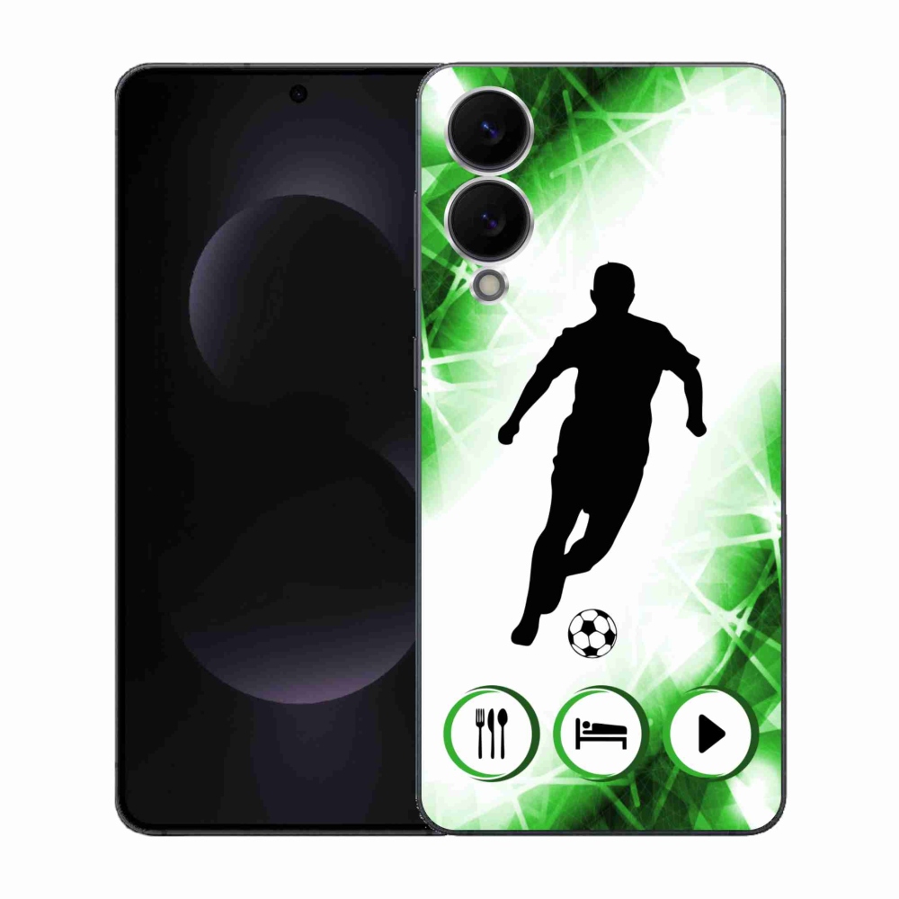 Gél borítás mmCase Samsung Galaxy S25 Edge készülékhez - futballista