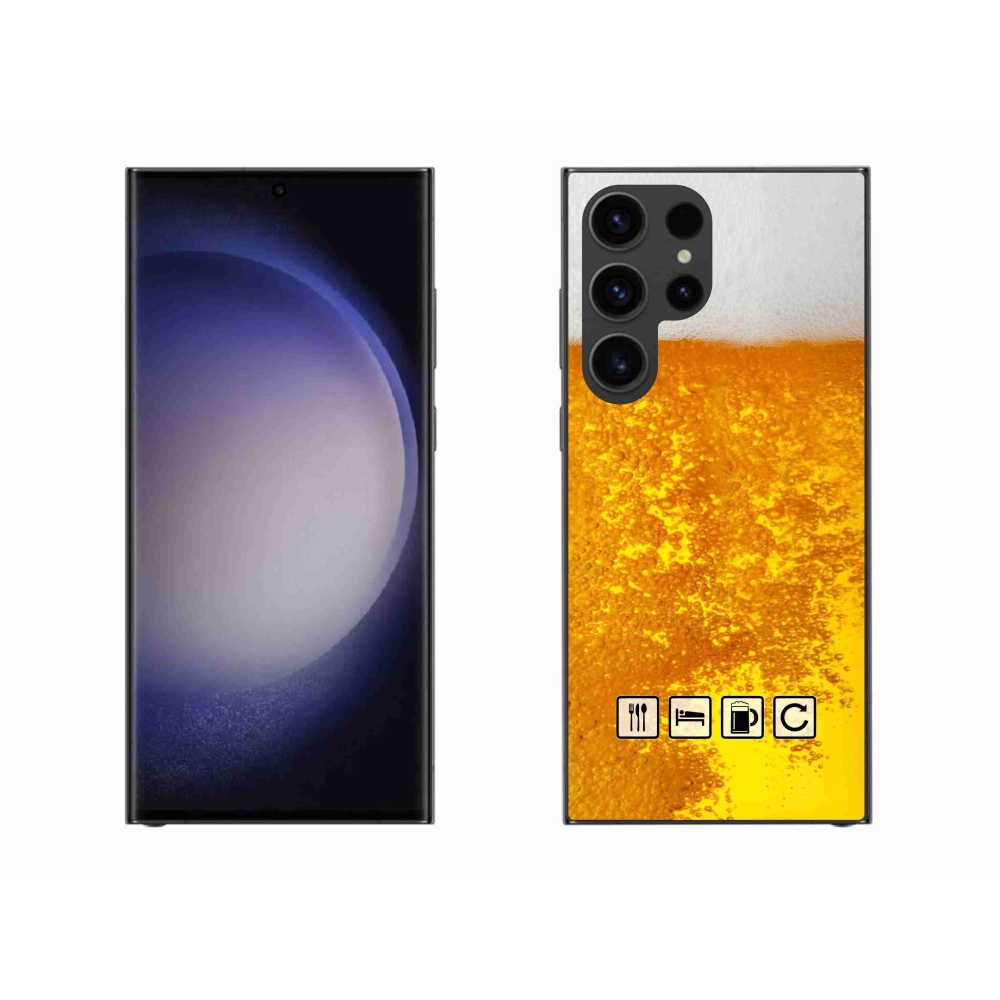 Gél borítás mmCase Samsung Galaxy S23 Ultra 5G - sör motívum 3