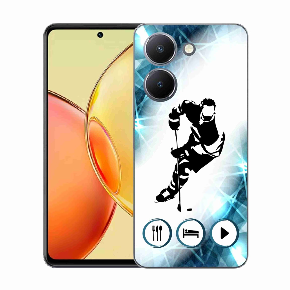 Zselés borítás mmCase a Vivo Y36-hoz - jégkorong 1