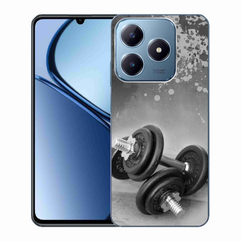 Zselés borítás mmCase a Realme C63 készülékhez - súlyzók 1