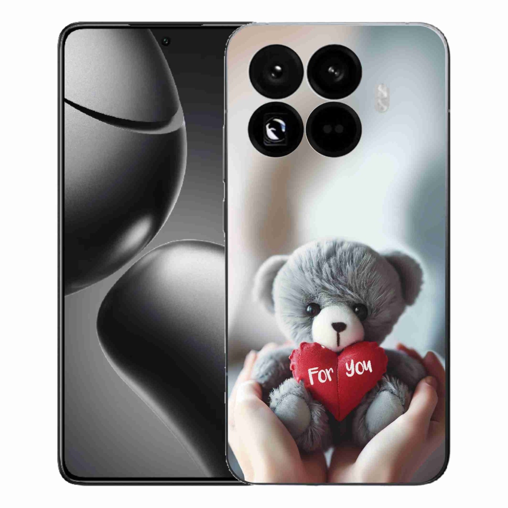 Gél borítás mmCase a Xiaomi 15T Pro számára - mackó a szerelmesek számára