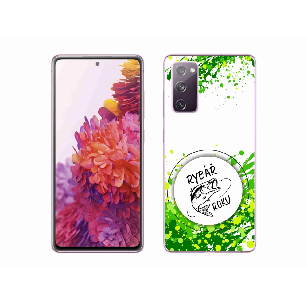 Zselés borítás mmCase Samsung Galaxy S20 FE - Az év horgásza fehér háttérrel