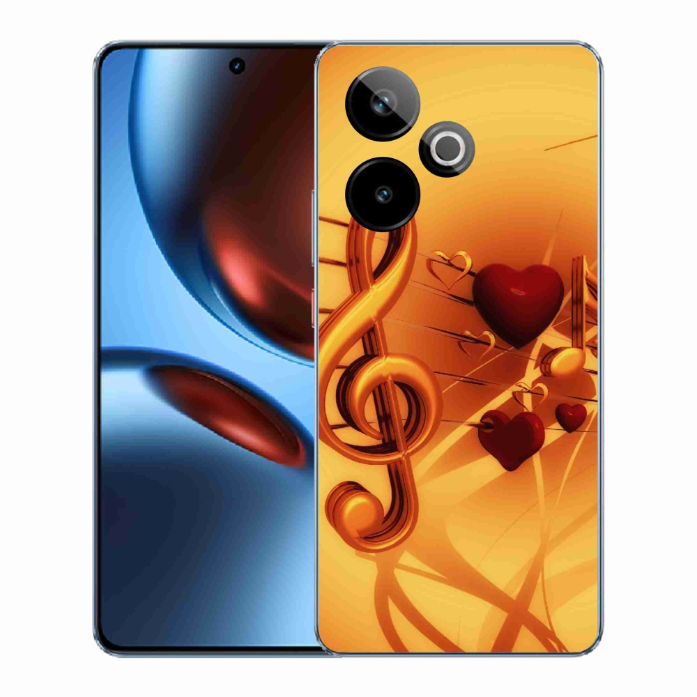 Rugalmas zselés tok mmCase képpel a Realme GT 7 5G/GT 7T 5G számára - jegyzetek