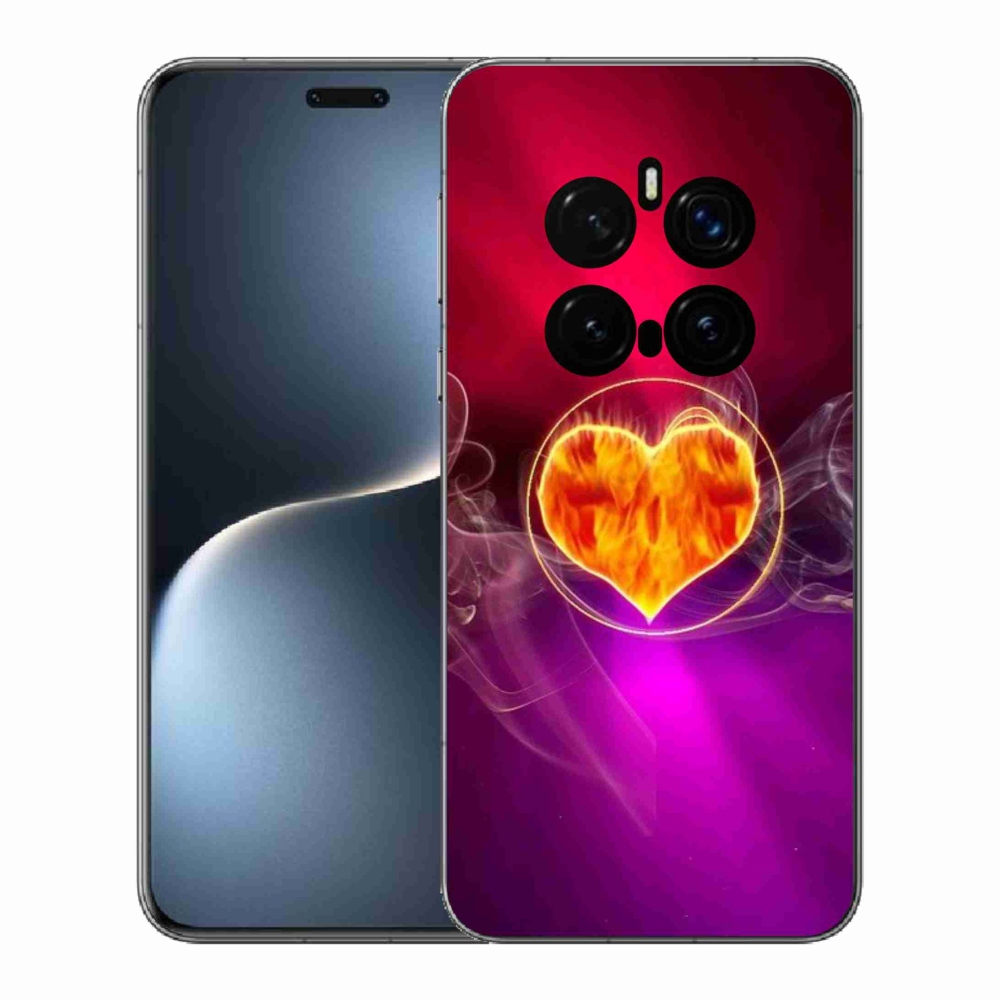 Gél borítás mmCase a Honor Magic 7 Pro 5G számára - tüzes szív