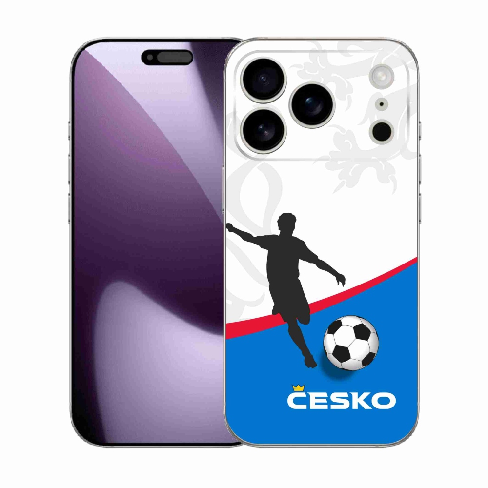 Zselés borítás mmCase iPhone 17 Pro - futball Csehország 1