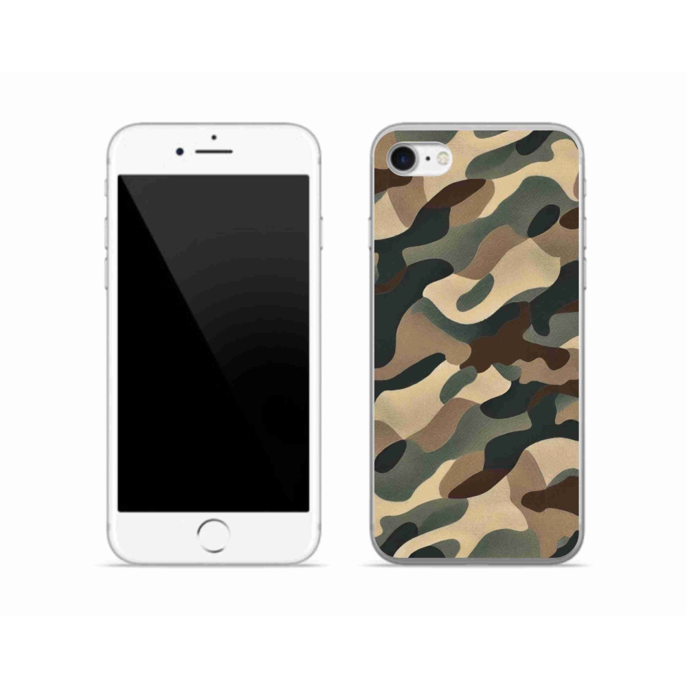 Zselés borítás mmCase iPhone SE (2020) - terepszínű minta 11