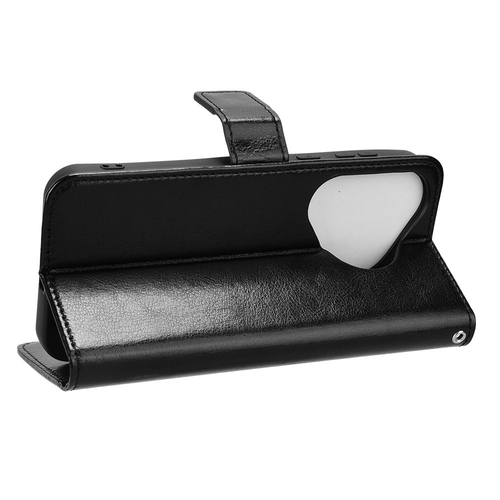 Őrült könyvtáska a Huawei Pura 70-hez - fekete