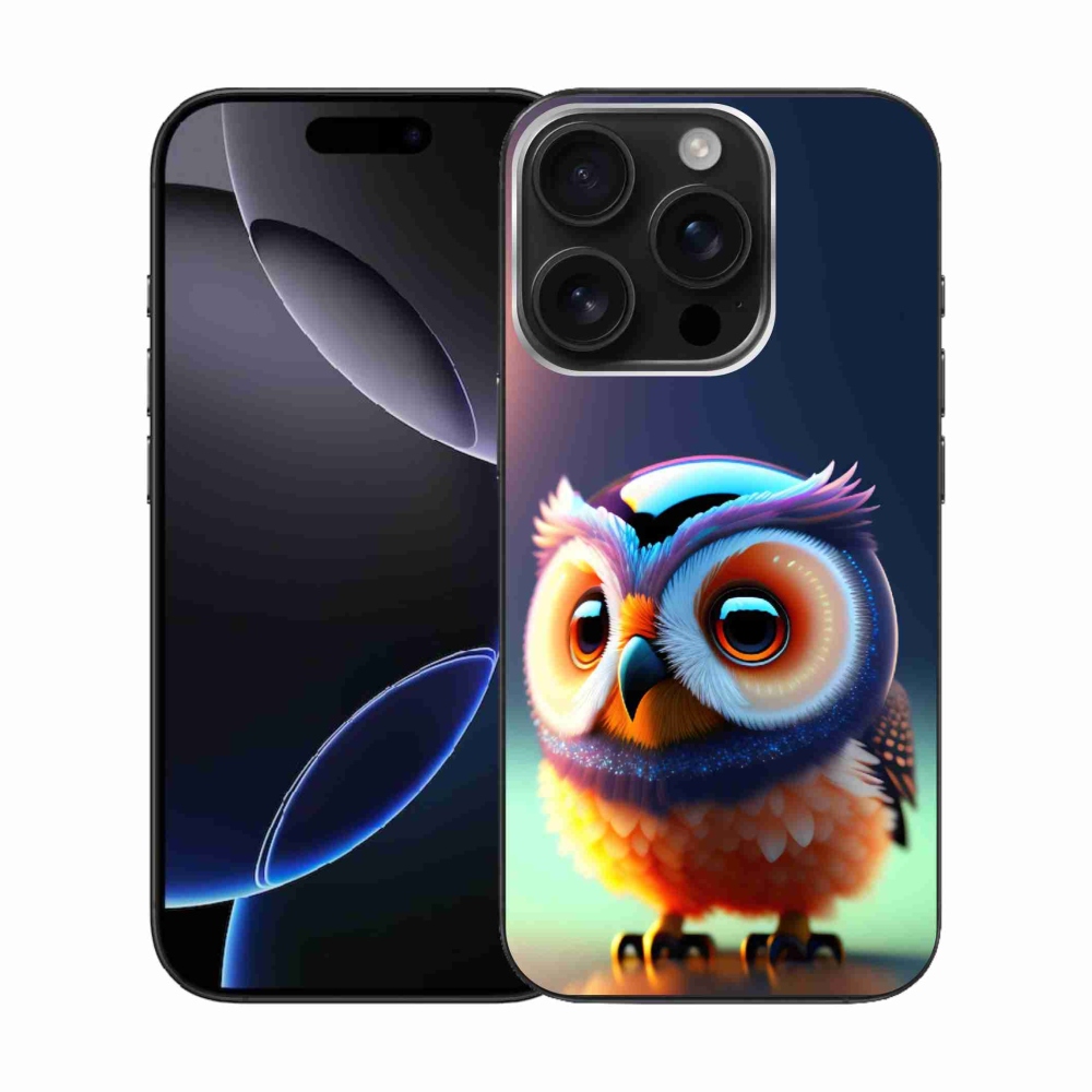 Zselés borítás mmCase iPhone 16 Pro készülékhez - bagoly