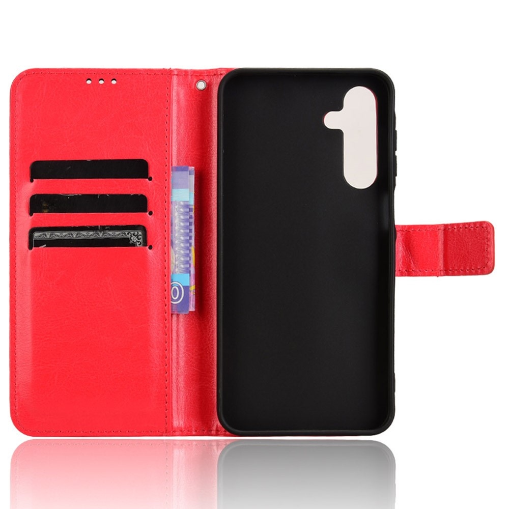 Őrült könyv tok Samsung Galaxy A16 4G/5G készülékhez - piros