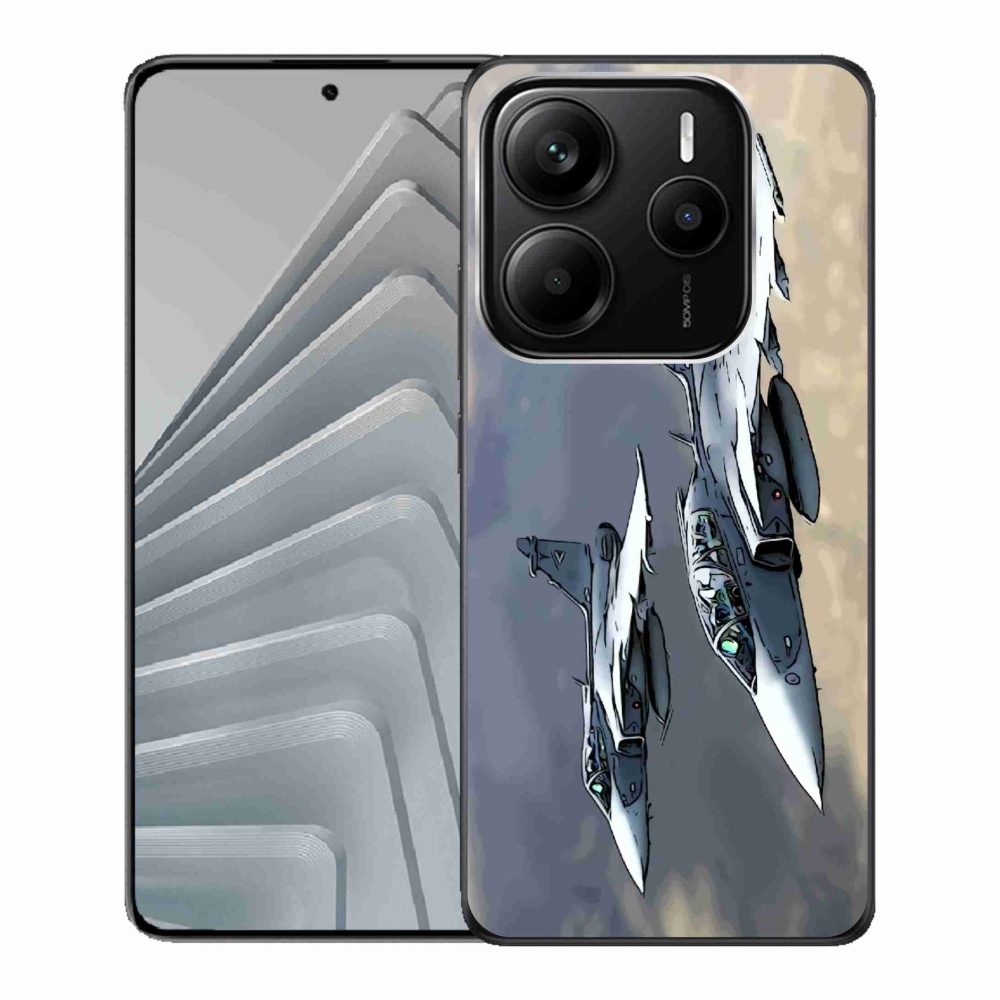 Gél borító mmCase a Xiaomi Redmi Note 14 5G-hez - vadászrepülők