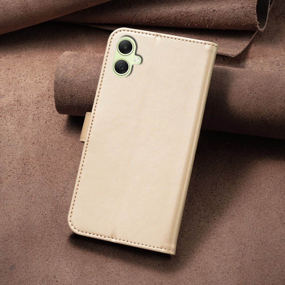 Clover könyv tok Samsung Galaxy A06 4G készülékhez - arany színben