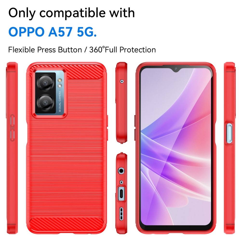 Szénálló zselés tok a Realme Narzo 50 készülékhez - piros