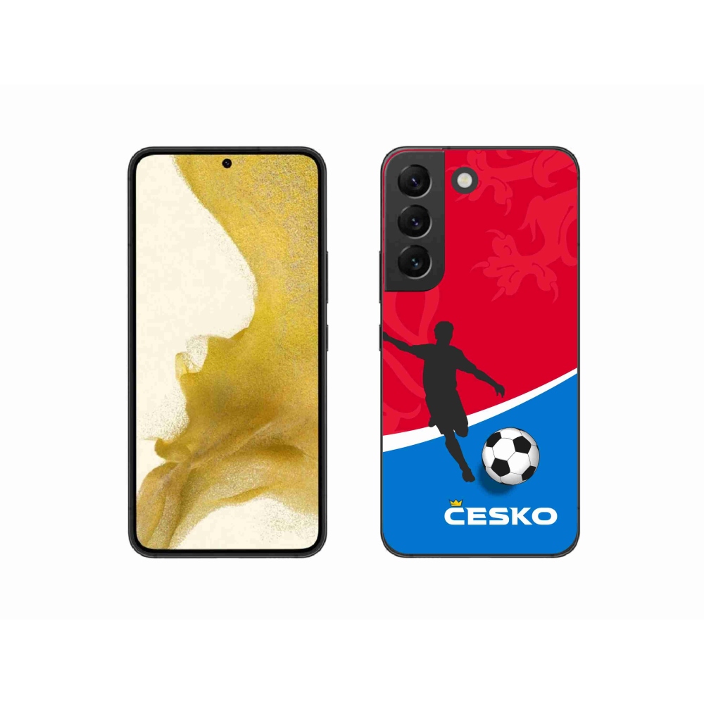 Gél védőhuzat mmCase Samsung Galaxy S22 5G - foci Csehország