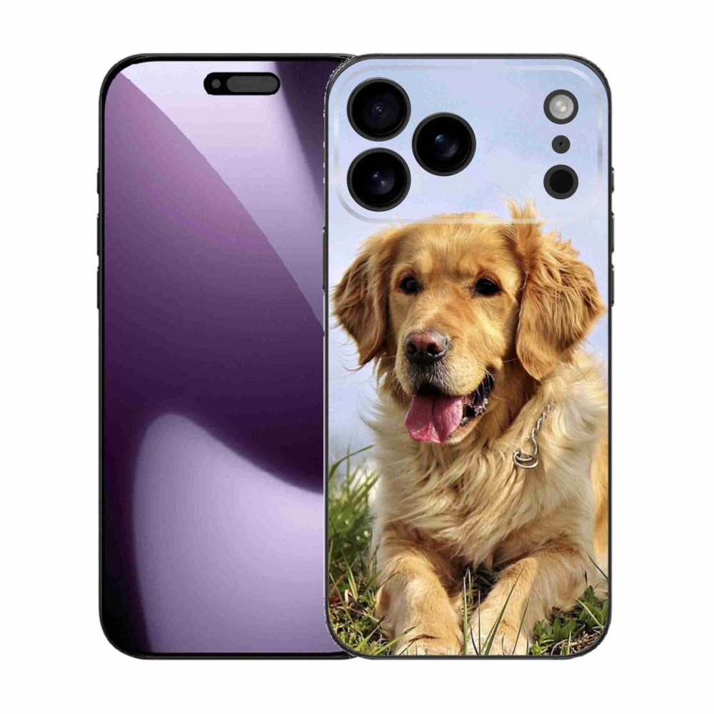 Gél borítás mmCase iPhone 17 Pro Max készülékhez - arany retriever