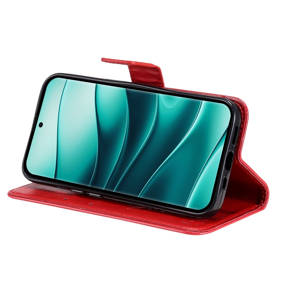 Fák könyve tok Xiaomi Redmi Note 14 Pro 5G/Poco X7 5G/Note 14 Pro+ 5G - piros