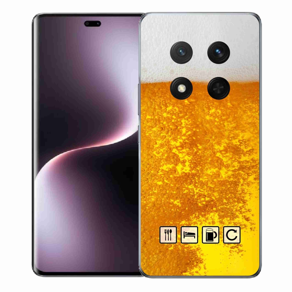 Gél borítás mmCase a Honor Magic 7 Lite 5G számára - sör motívum 3
