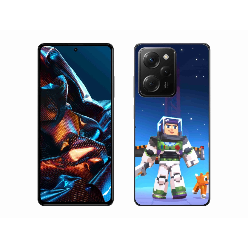 Gél borítás mmCase a Xiaomi Poco X5 Pro 5G számára - minecraft 2
