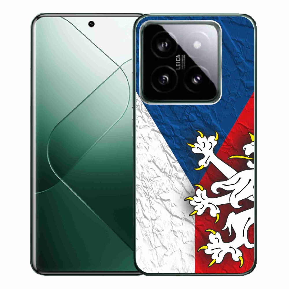 Gél borítás mmCase a Xiaomi 14 Pro számára - cseh zászló 1