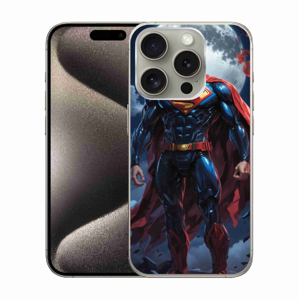 Zselés borítás mmCase iPhone 15 Pro készülékhez - superman