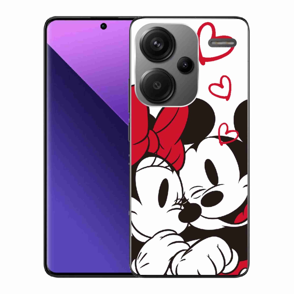 Gél borítás mmCase a Xiaomi Redmi Note 13 Pro+ 5G - minnie és mickey számára