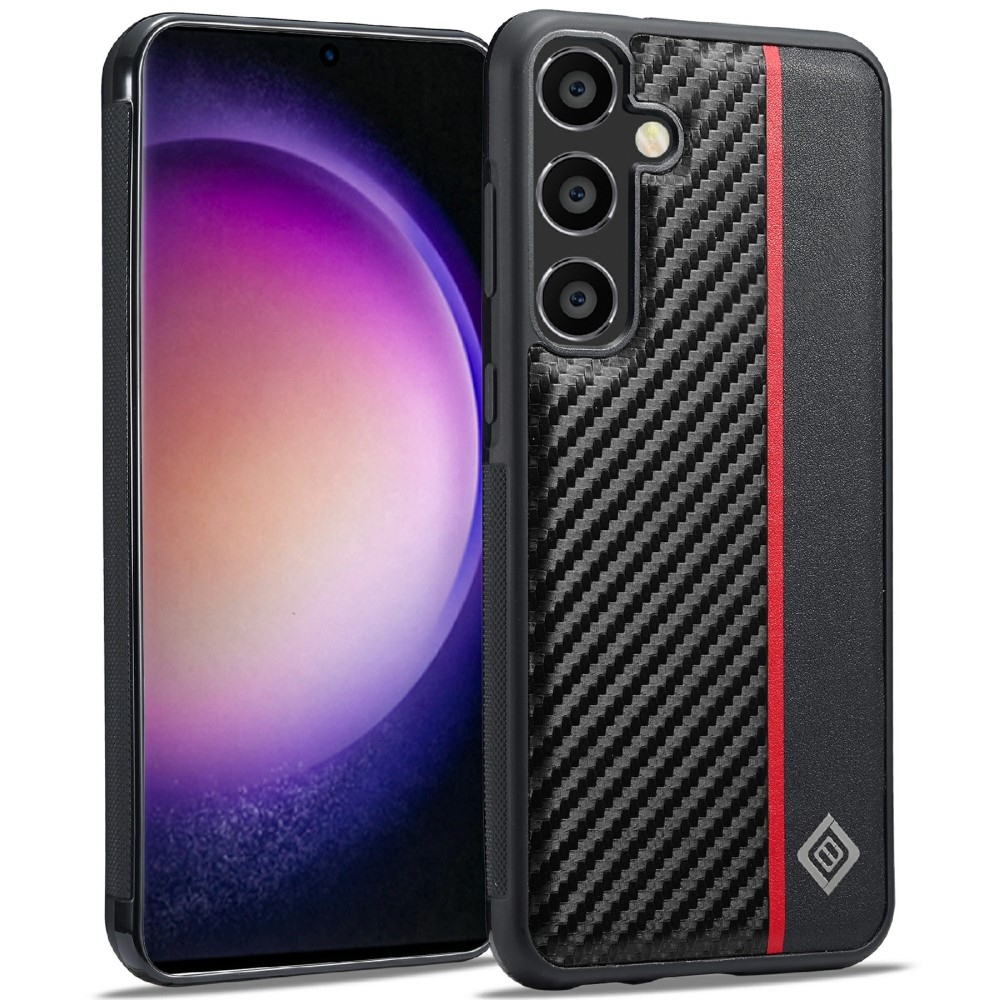 IMEEKE tartós zselés tok Samsung Galaxy S25+ - fekete/piros