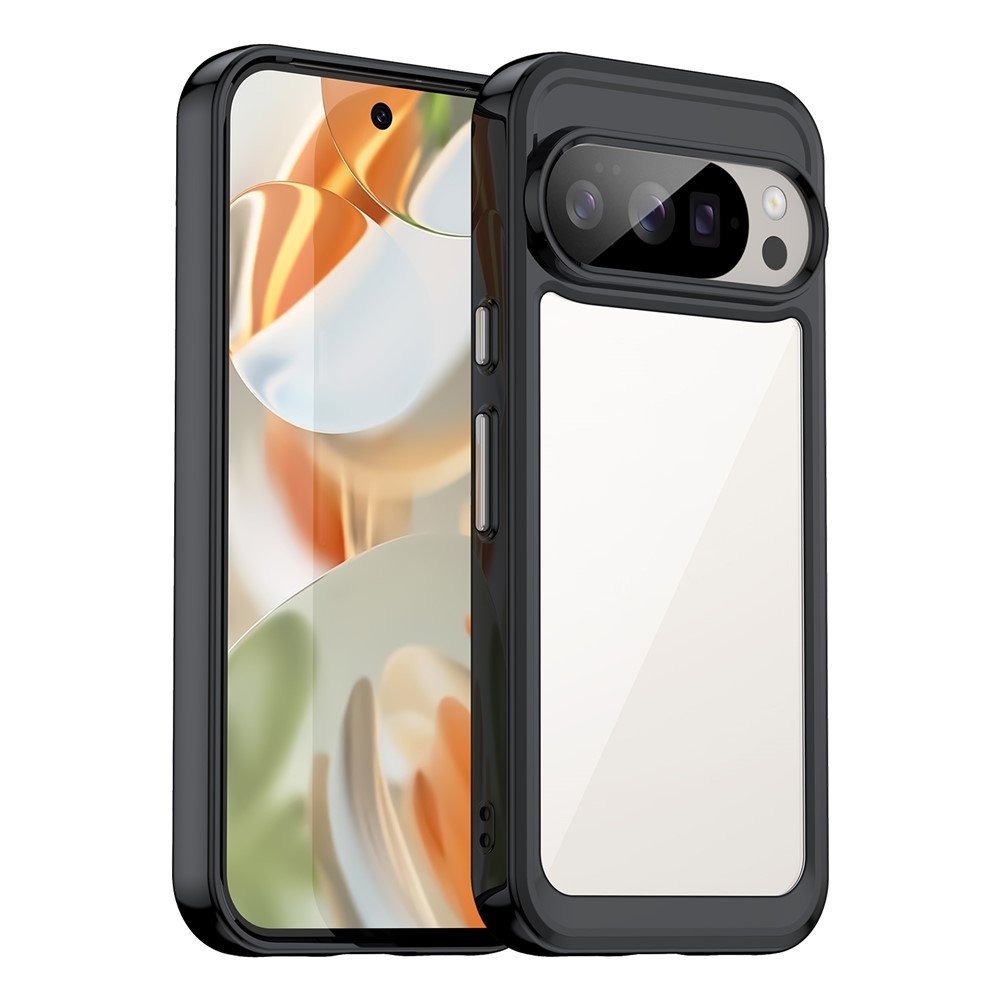 Gél tok fix hátlappal a Google Pixel 10 Pro/Pixel 10 készülékhez - fekete