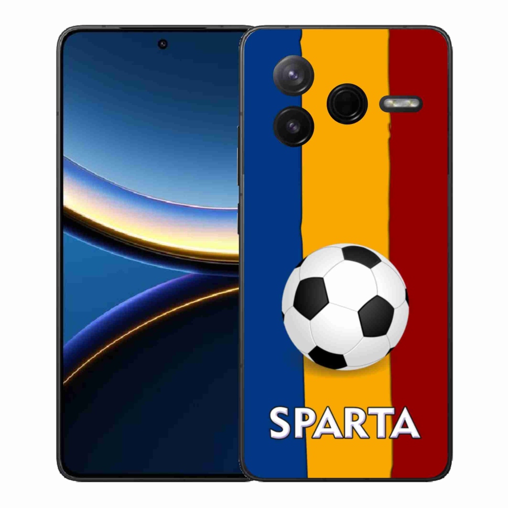 Gél borítás mmCase a Xiaomi Poco F7 Pro számára - futball 1