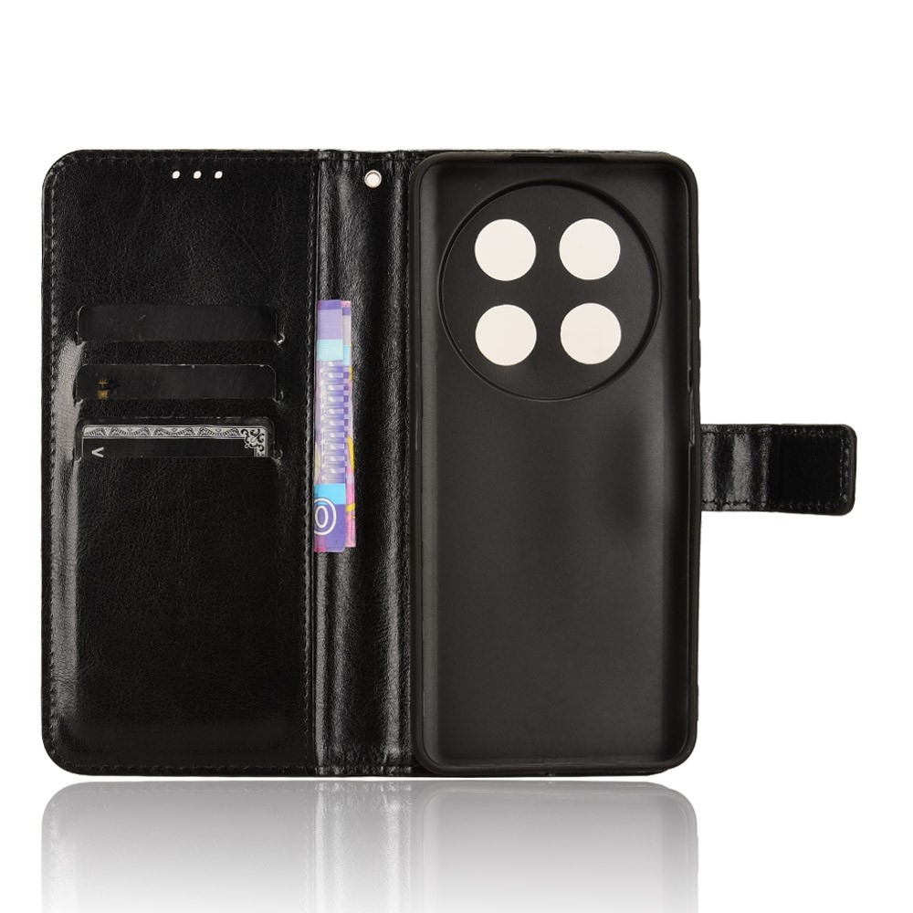 Őrült könyv tok a Huawei Nova 12i számára - fekete