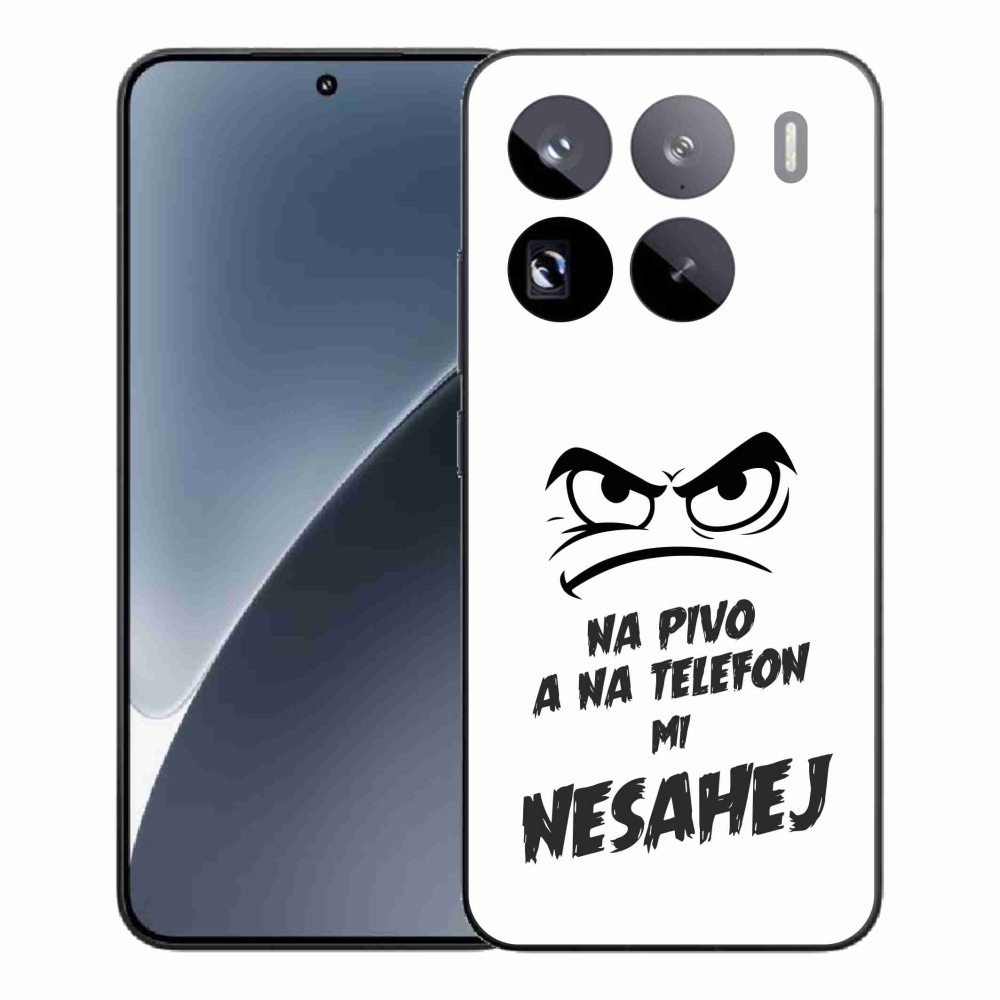 Gél borítás mmCase a Xiaomi 15 Pro - sör motívum 2 fehér háttérrel