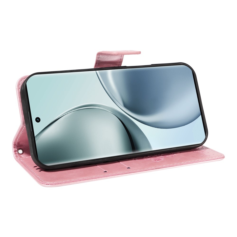 Fák könyvtáska a Realme 14 Pro 5G-hez - rózsaarany színben