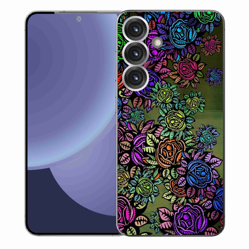 Gél borító mmCase Samsung Galaxy S25+ - virágok 6