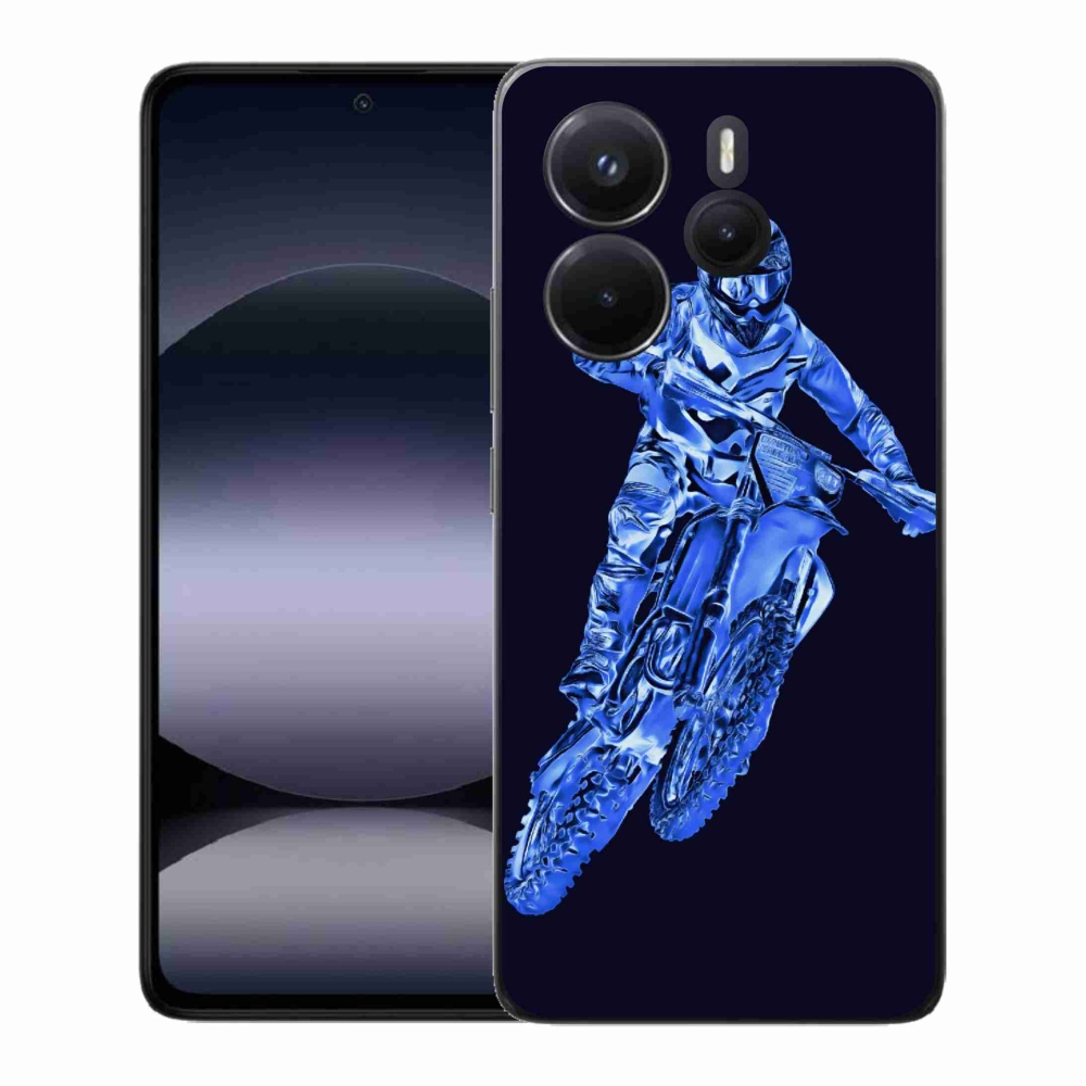 Gél borítás mmCase a Xiaomi Redmi Note 14-hez - motocross 1