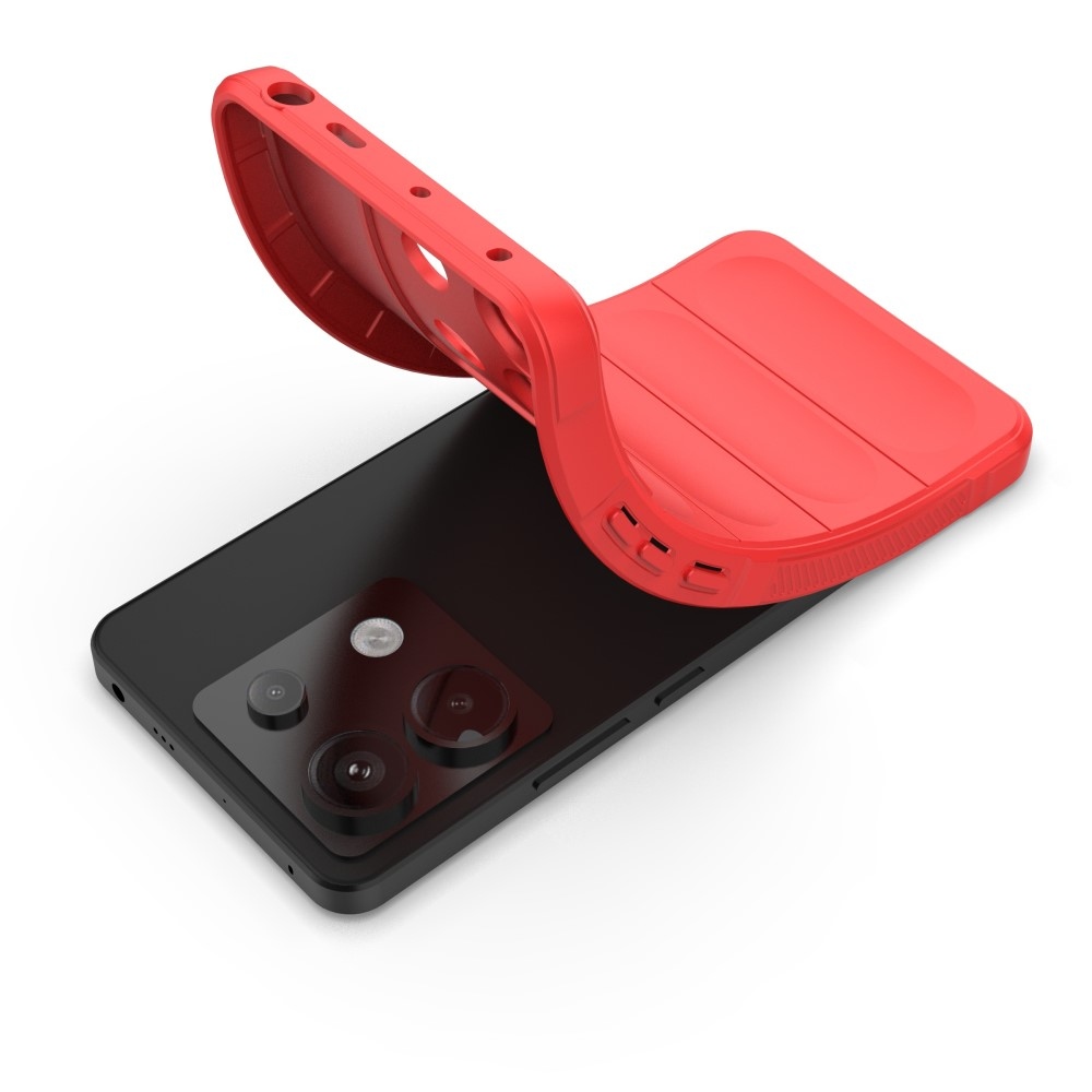 Rugg tartós zselés tok Xiaomi Redmi Note 13 Pro 5G/Poco X6 5G - piros