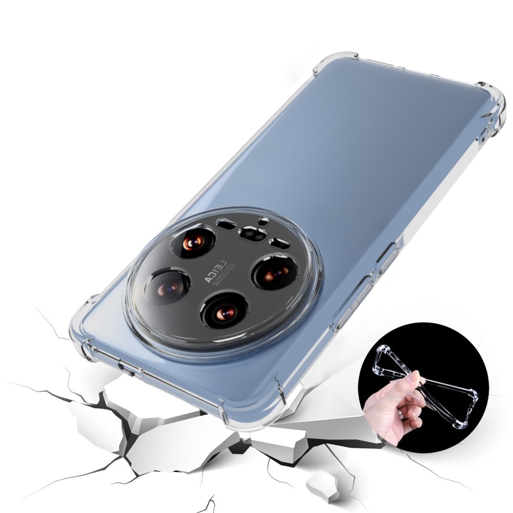 Átlátszó zselés tok megerősített sarkokkal Xiaomi 14 Ultra - átlátszó