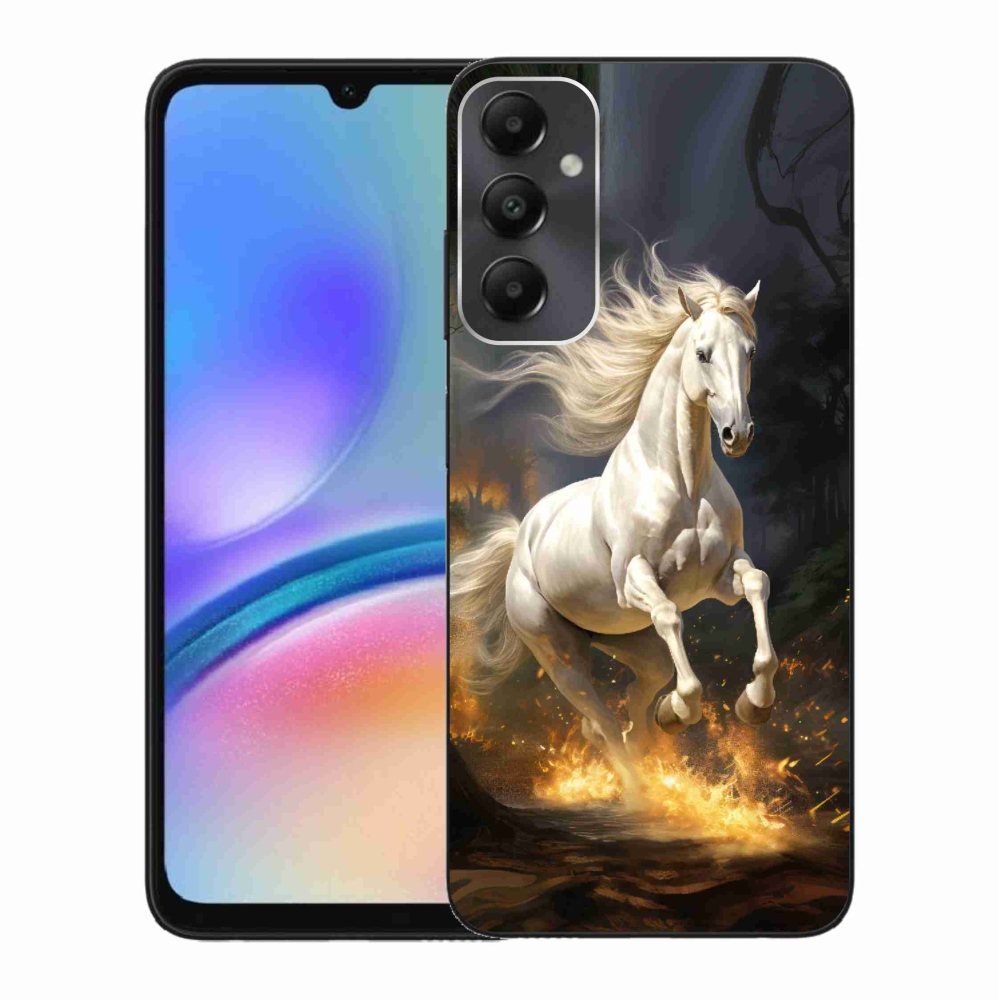 Zselés borítás mmCase Samsung Galaxy A05s készülékhez - fehér ló 2