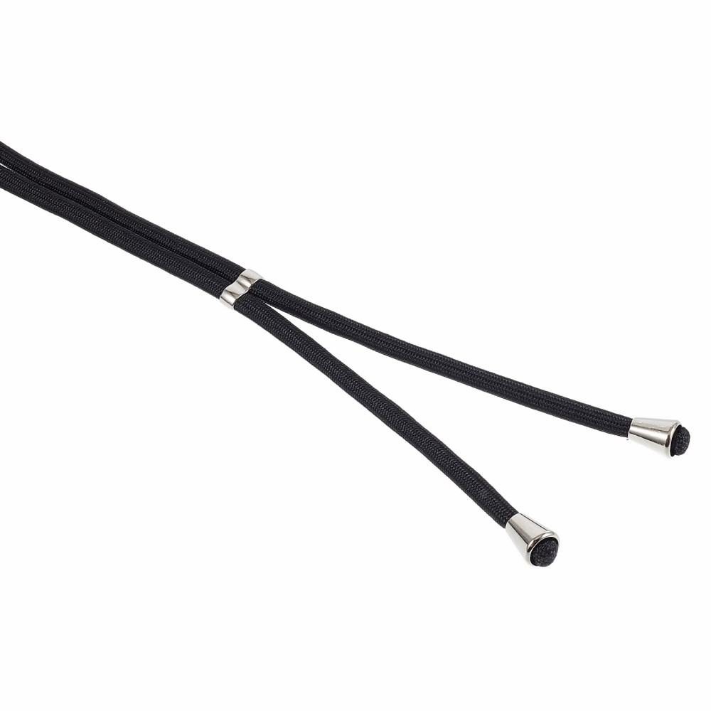 Bélelt zselés tok zsinórral Xiaomi 15-hez - fekete