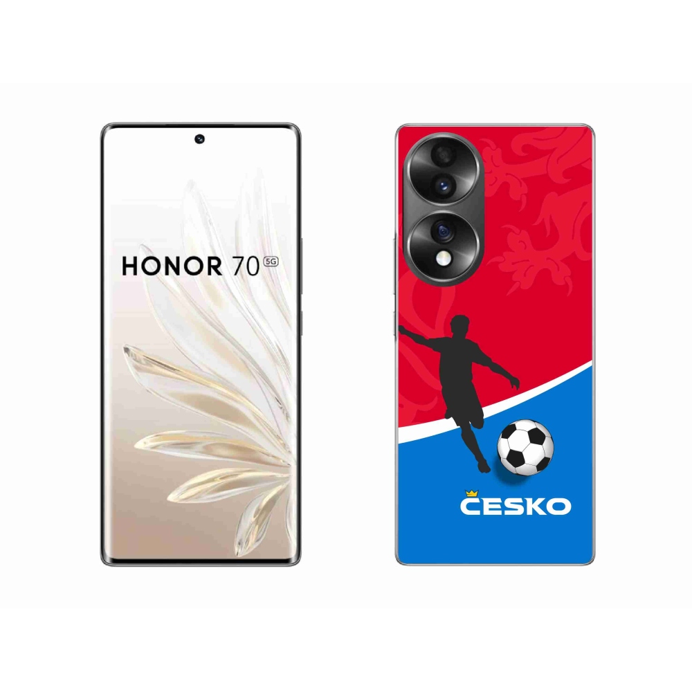 Gel cover mmCase for Honor 70 - futball Csehország