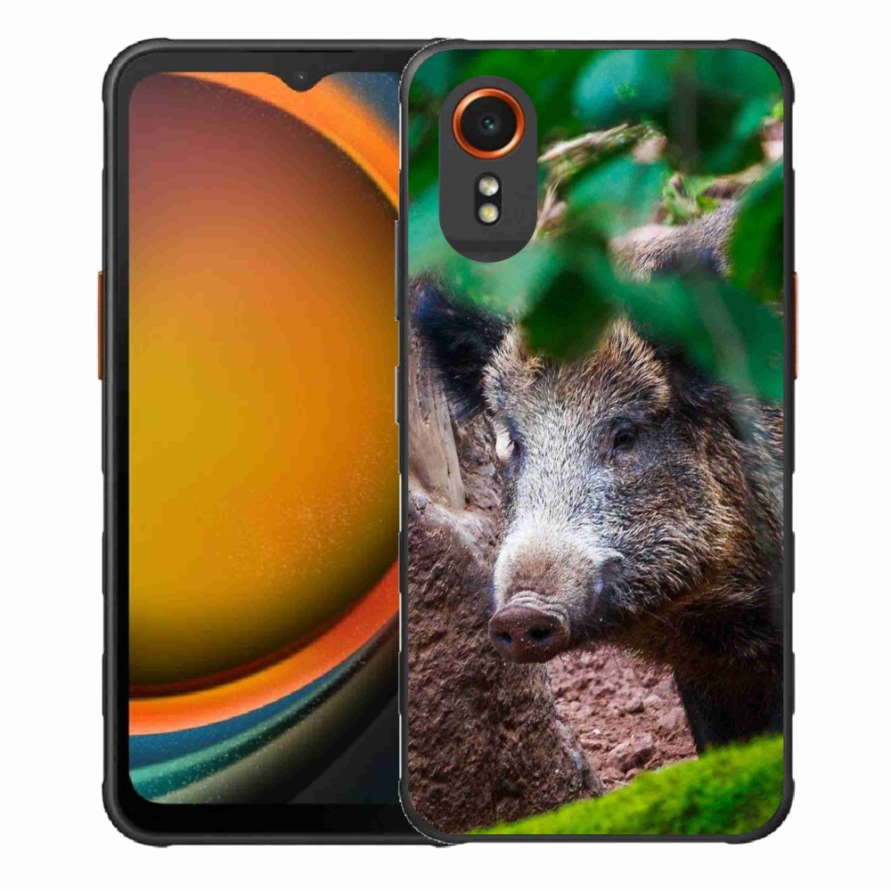 Gél borítás mmCase Samsung Galaxy Xcover 7 készülékhez - vaddisznó