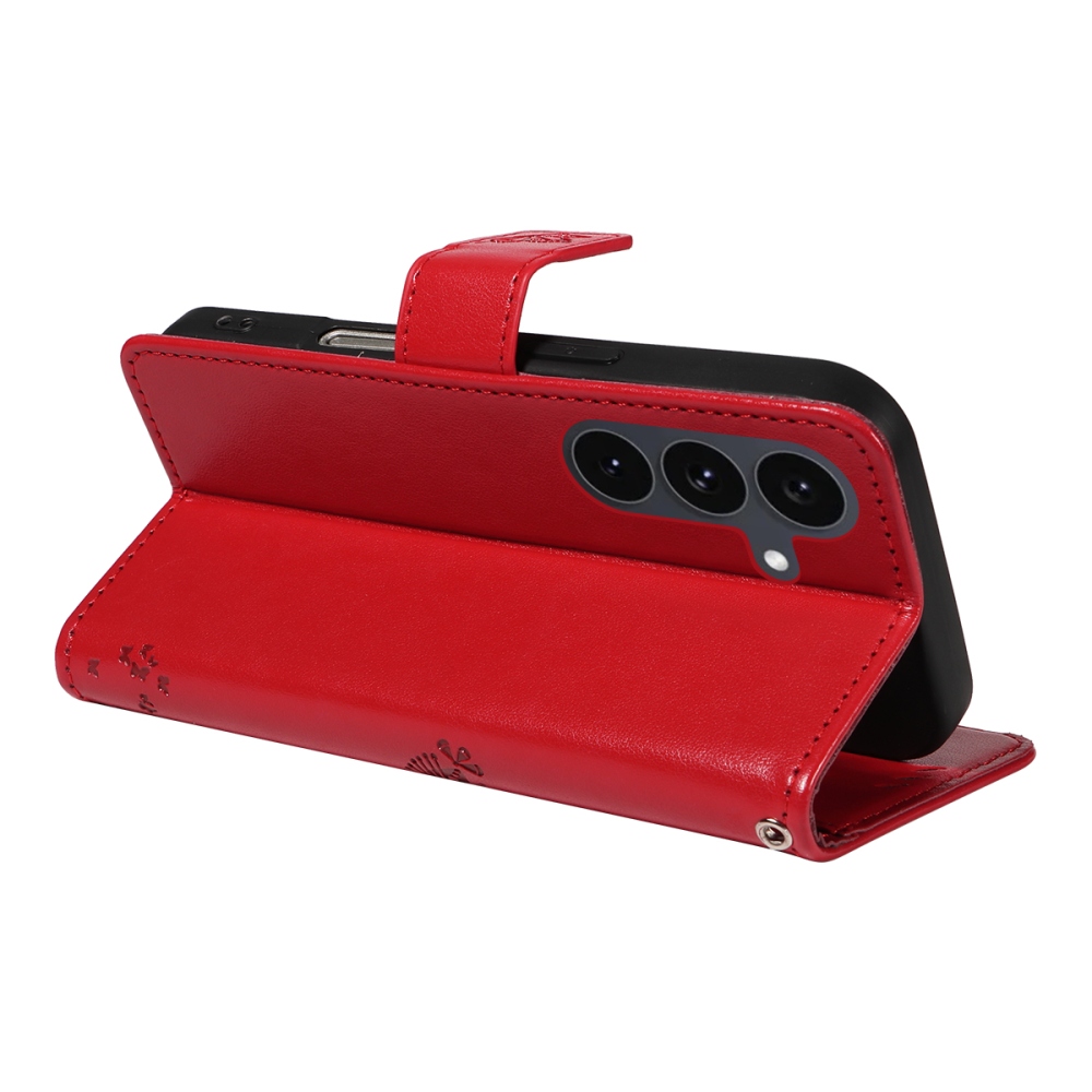 Fák könyve tok Samsung Galaxy S25 FE - piros