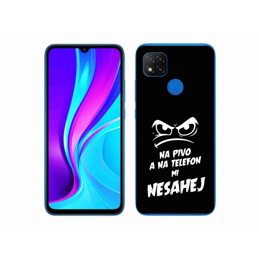 Gél borítás mmCase a Xiaomi Redmi 9C-hez - sör motívum 2 fekete háttérrel