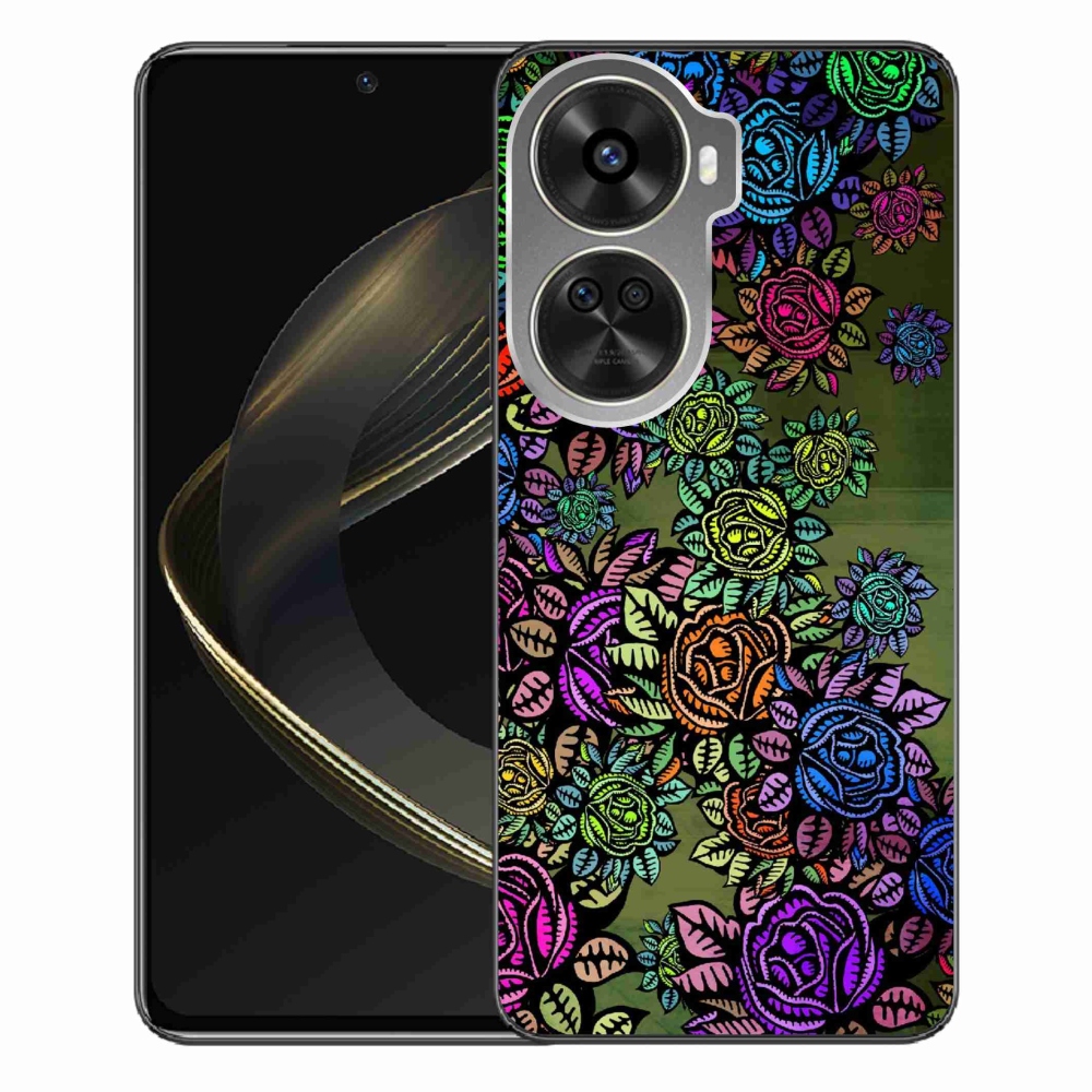 Gél borítás mmCase a Huawei Nova 12 SE számára - virágok 6