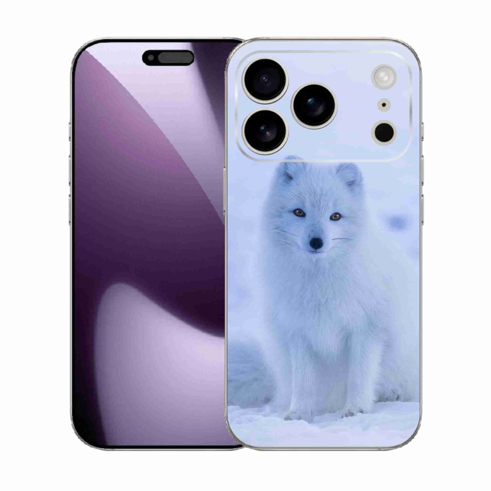 Zselés borítás mmCase iPhone 17 Pro készülékhez - polár róka