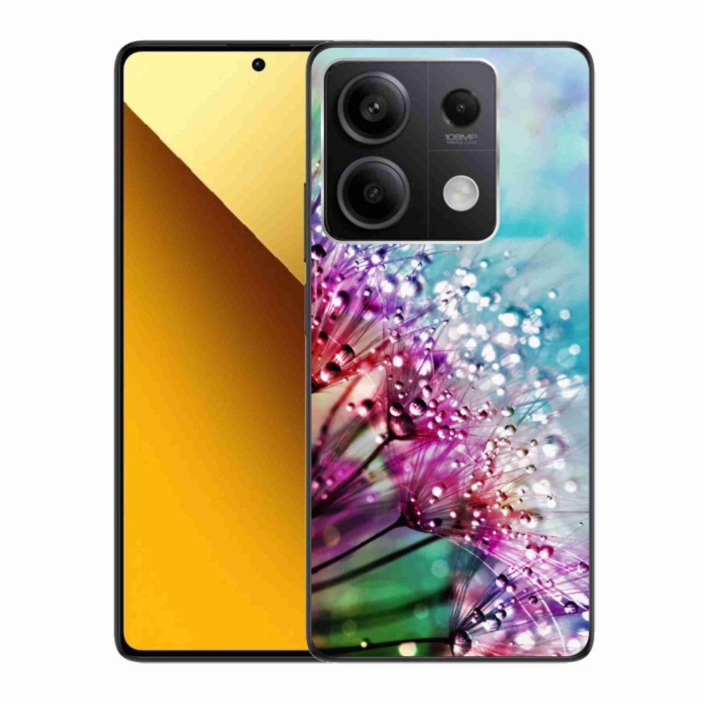 Gél borító mmCase a Xiaomi Redmi Note 13 5G számára - színes virágok