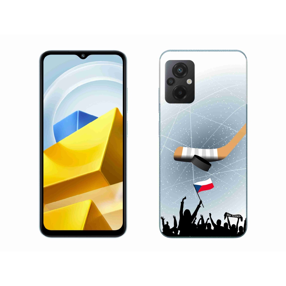 Gél borítás mmCase a Xiaomi Poco M5 4G-hez - hoki rajongóknak