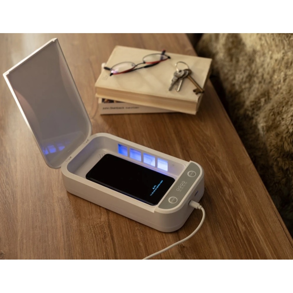 UV sterilizáló doboz mobiltelefonok és kisebb tárgyak számára
