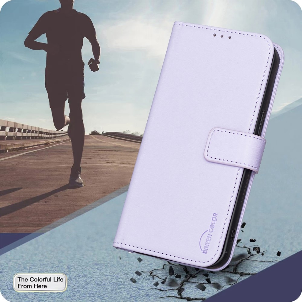 BNF könyvtáska Samsung Galaxy Xcover 7 Pro készülékhez - világos lila