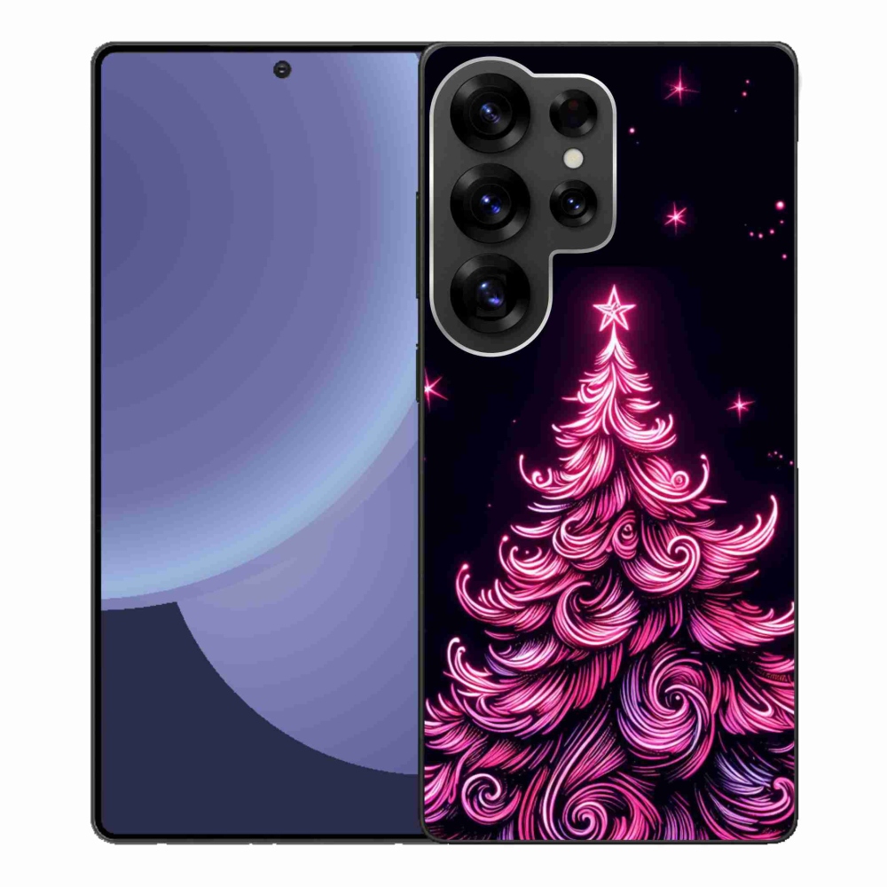 Gél borítás mmCase Samsung Galaxy S25 Ultra - neon karácsonyfa 2