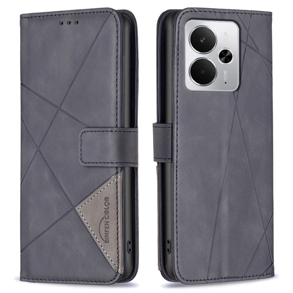 COLOR BNF könyvtáska a Realme 14 5G készülékhez - szürke