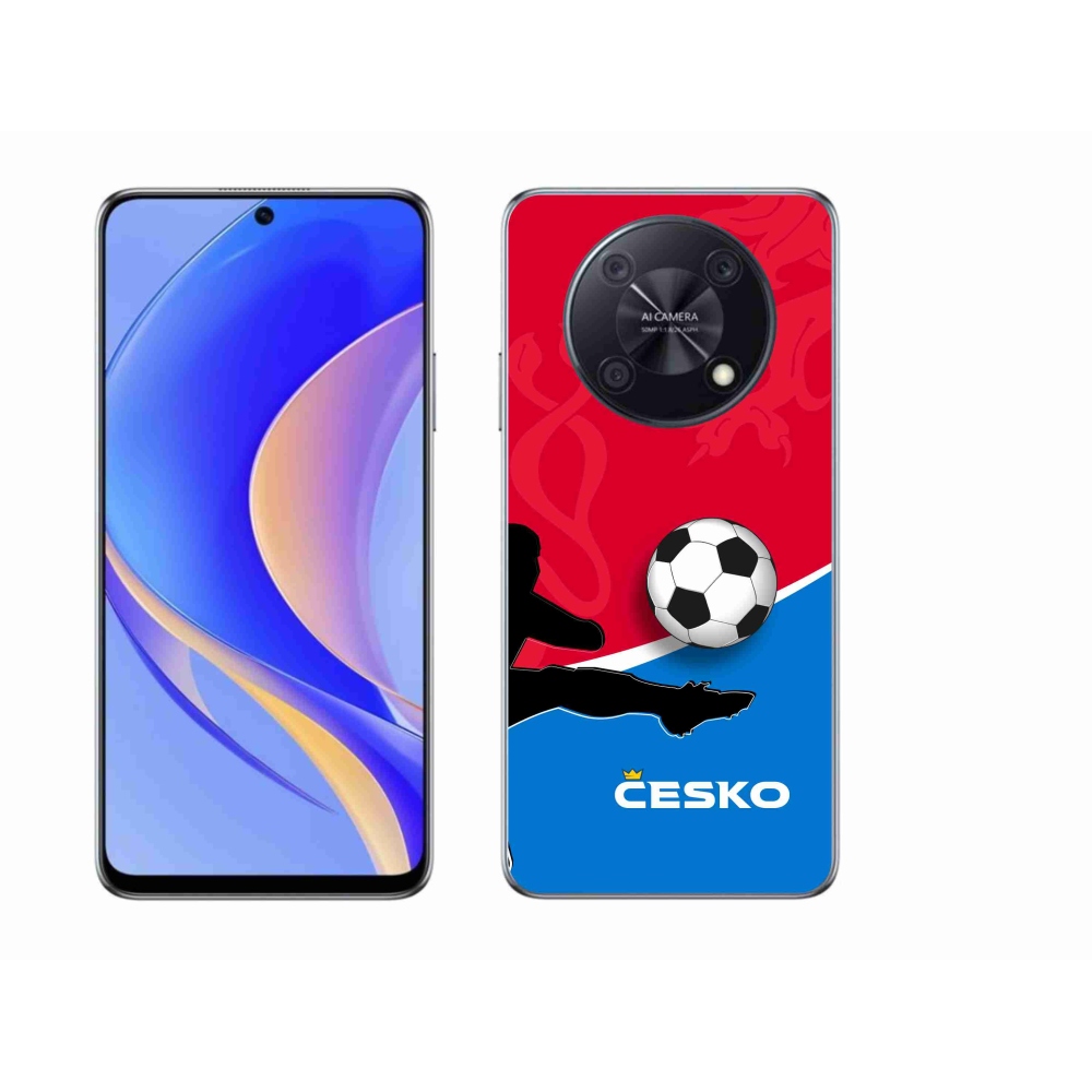 Gél borítás mmCase a Huawei Nova Y90-hez - futball Csehország 2